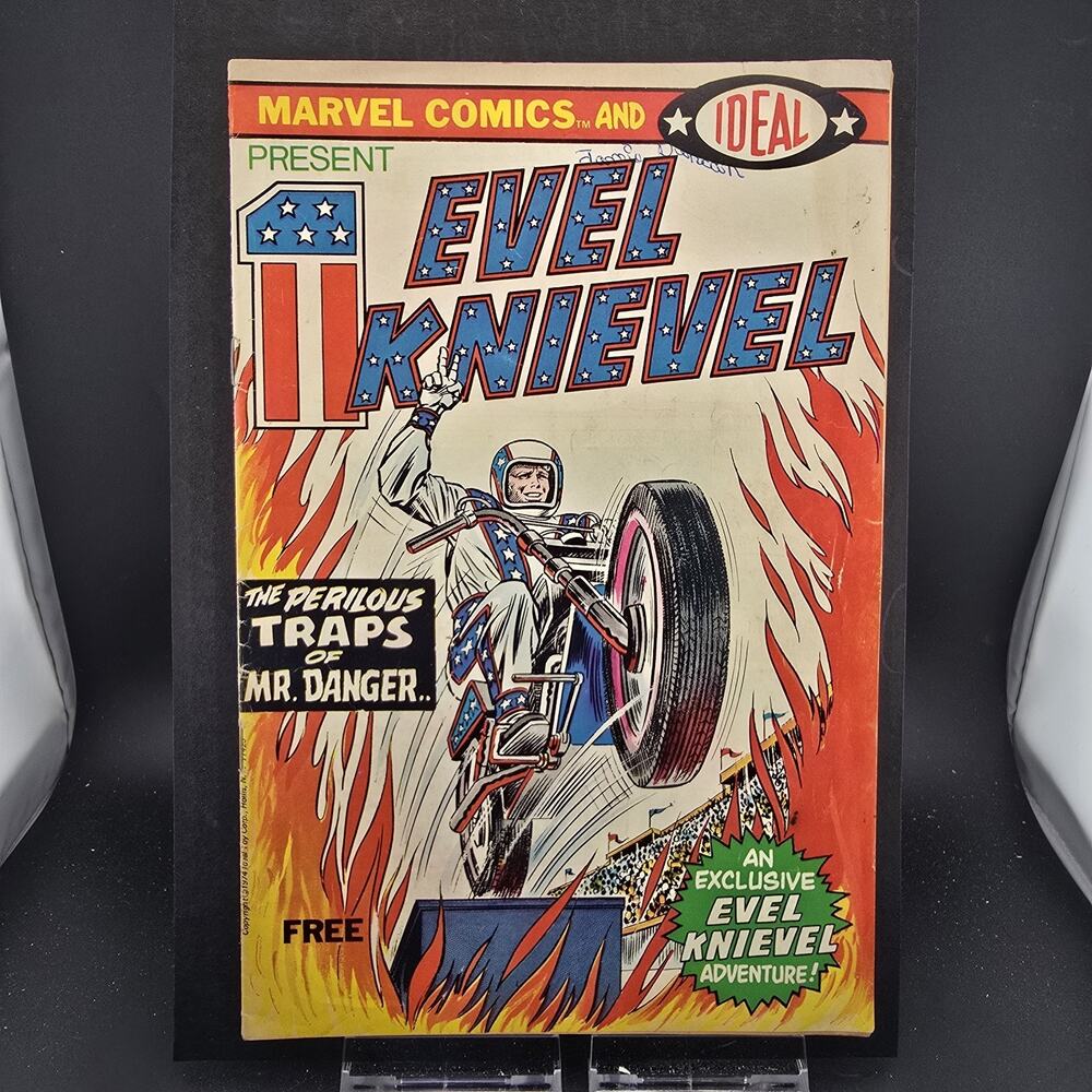 1974 Evel Knievel #1 Marvel Comics Ideal Toys Promo Comic Book High Grade VF/NM